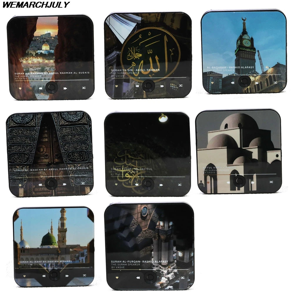 Altoparlante magnetico Surah Altoparlante Corano per frigorifero Regalo islamico Regalo musulmano Ramadan e Eid Lettore Surah | Regalo musulmano 2025