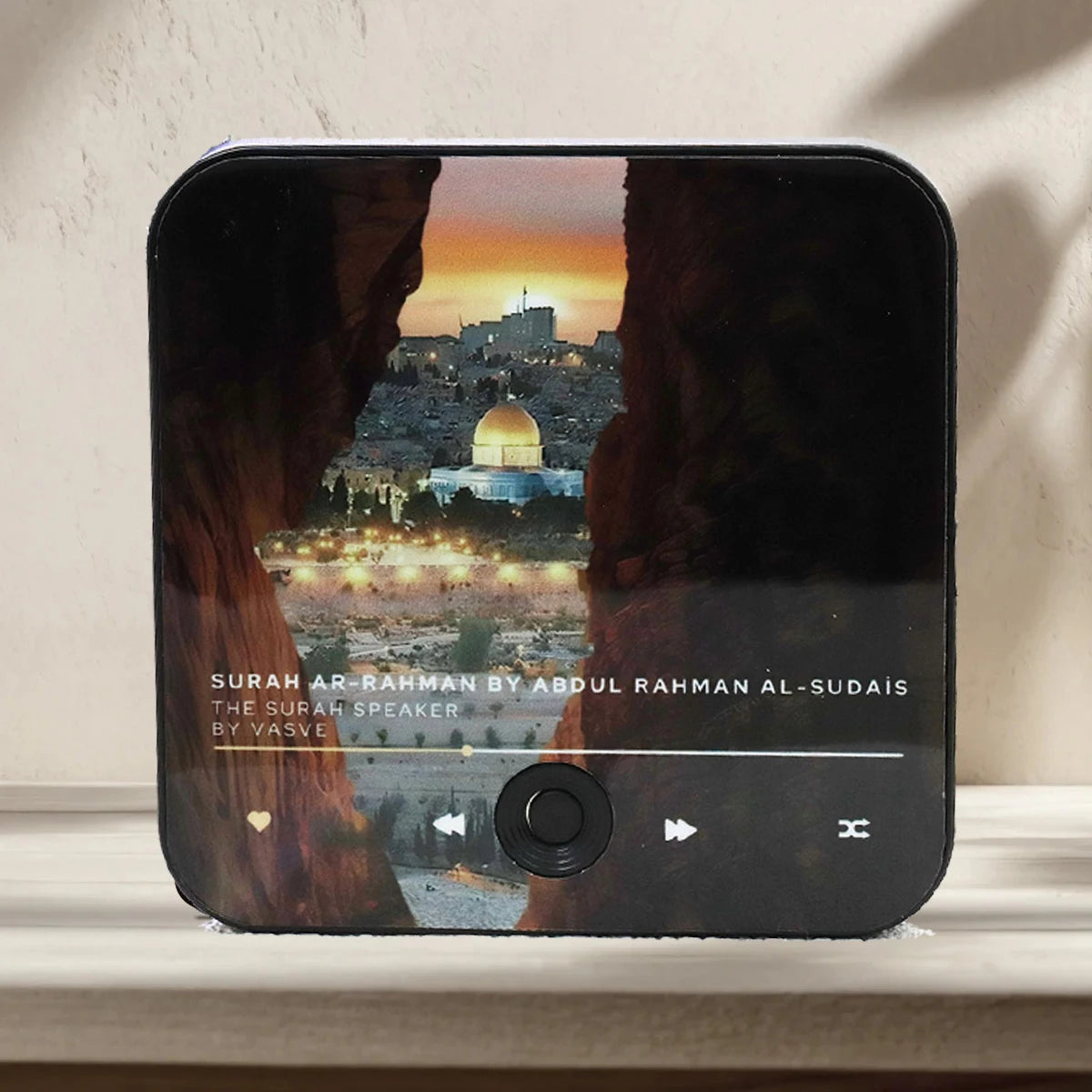Altoparlante magnetico Surah Altoparlante Corano per frigorifero Regalo islamico Regalo musulmano Ramadan e Eid Lettore Surah | Regalo musulmano 2025